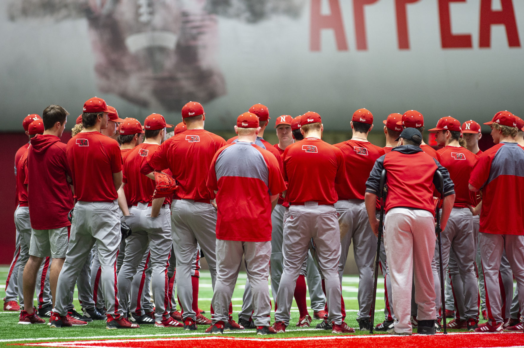 NU baseball practice, 1.25